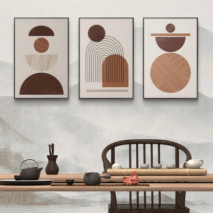 Set of 3 Abstract Art Premium Canvas Painting