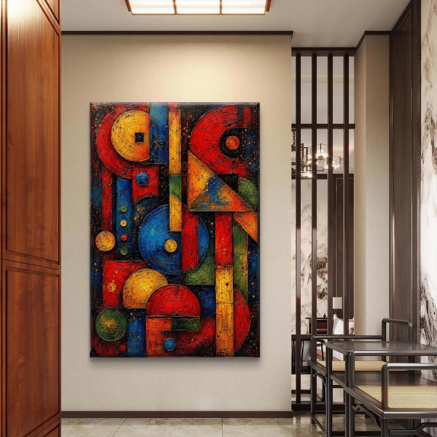 Abstract Art Premium Canvas Painting - Buy Online | Decor By Neon