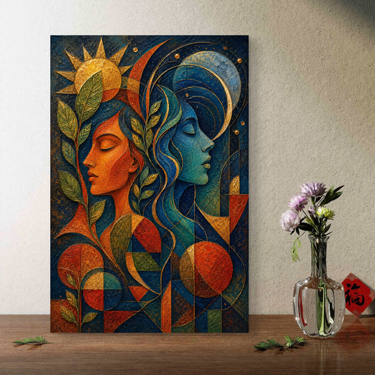 Modern Interiors Portrait Premium Canvas Painting - Premium Wall Art | Decor By Neon