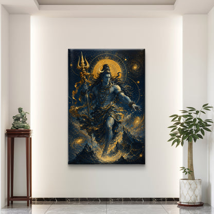Lord Shiva Premium Canvas Painting