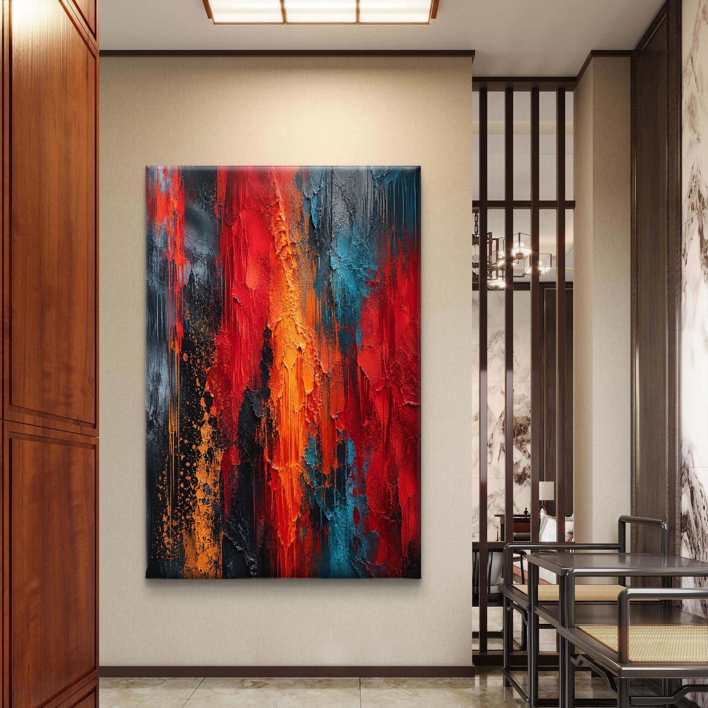 Abstract Art Premium Canvas Painting - Buy Online | Decor By Neon