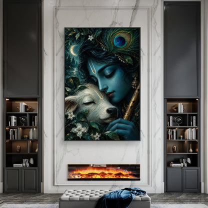 Radha Krishna Premium Canvas Painting
