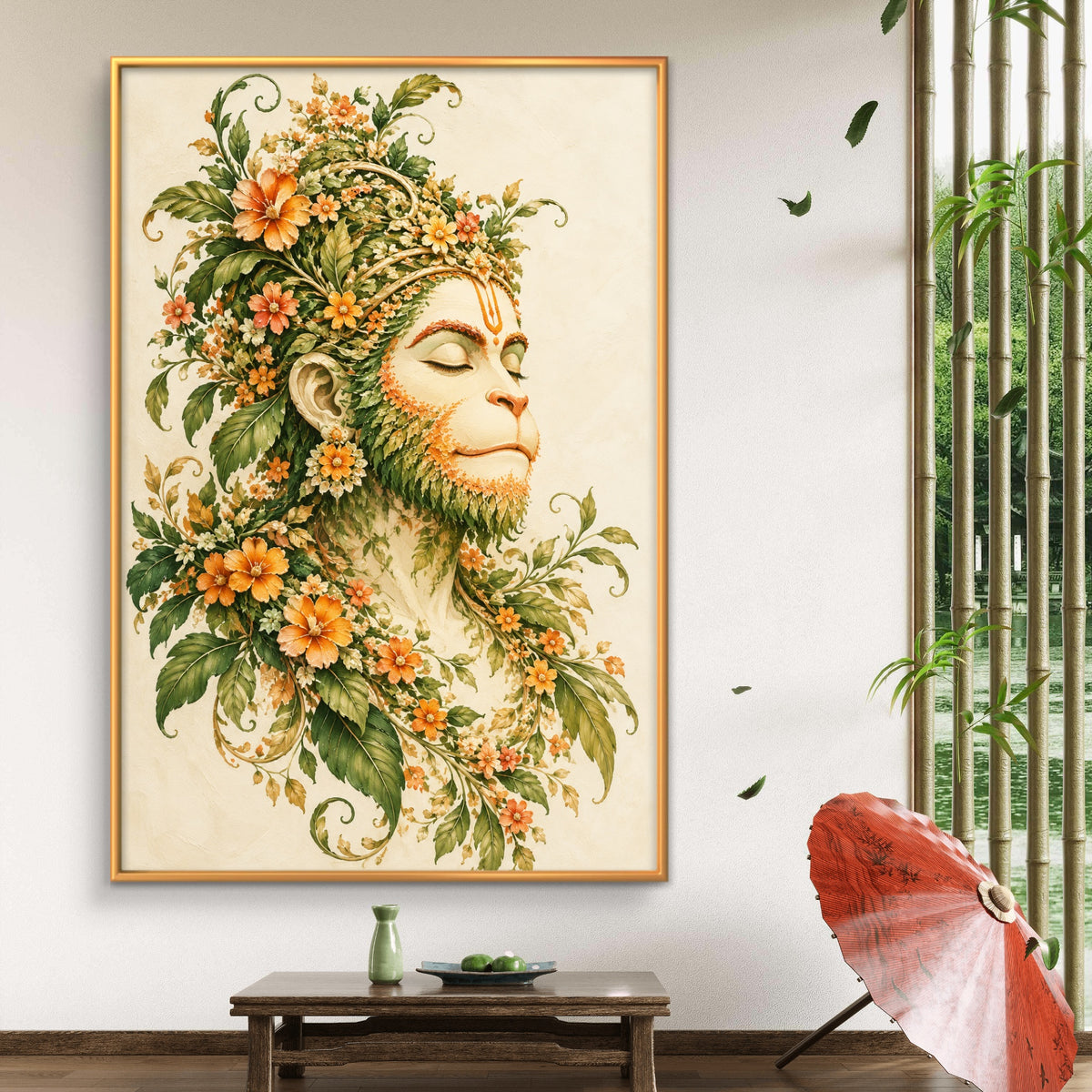 Lord Hanuman Premium Canvas Painting - Buy Online | Decor By Neon