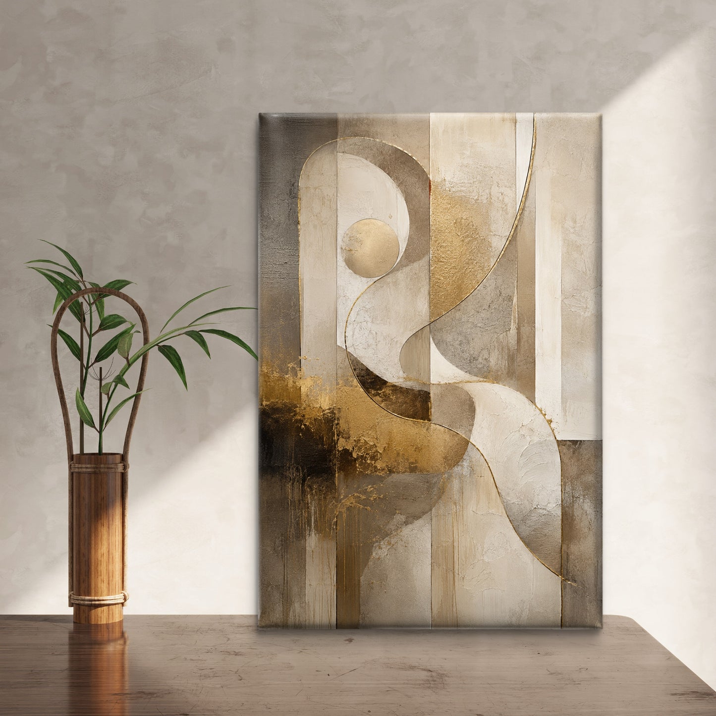 Luxury Neutral Premium Canvas Painting - Buy Online | Decor By Neon