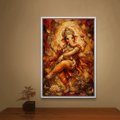Lord Ganesha Premium Canvas Painting