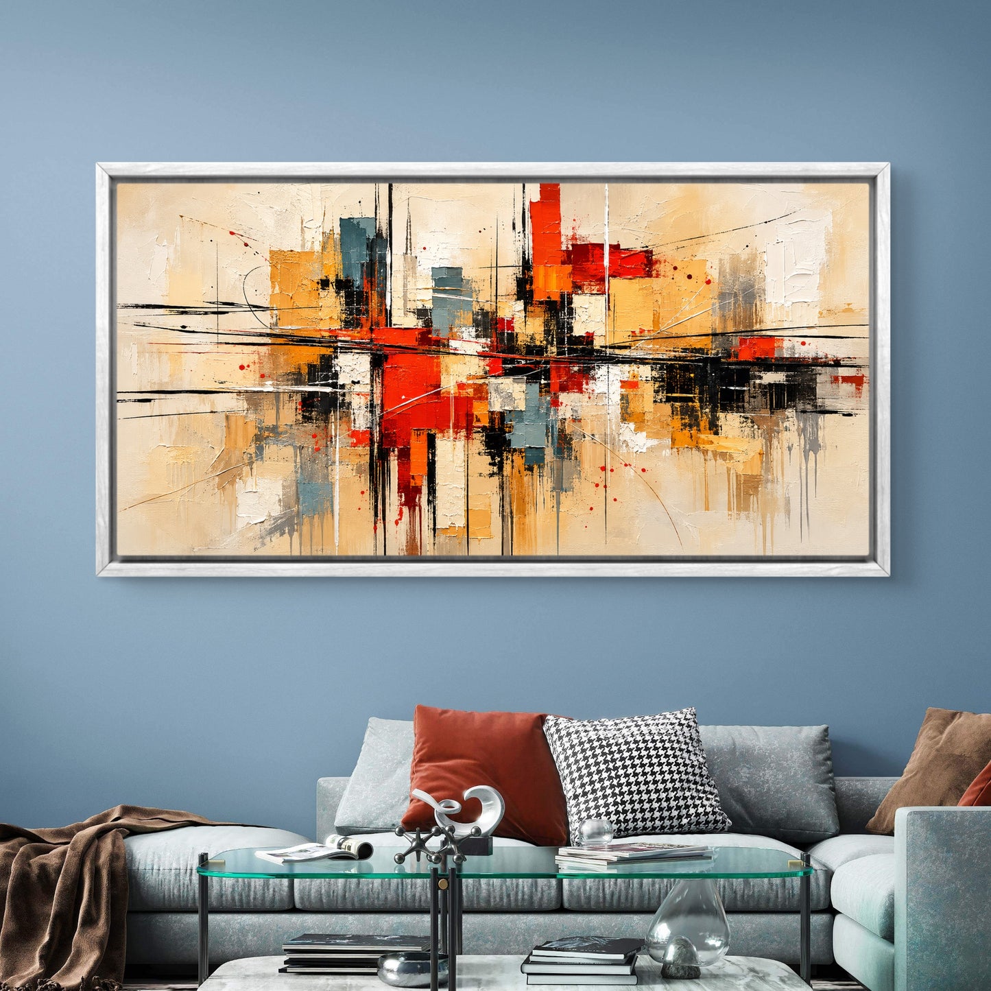 Abstract Art Premium Canvas Painting - Buy Online | Decor By Neon