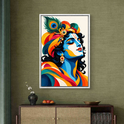Lord Krishna Premium Canvas Painting