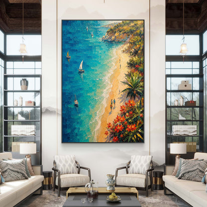 Modern Interiors Portrait Premium Canvas Painting