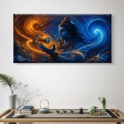 Lord Shiva Premium Canvas Painting