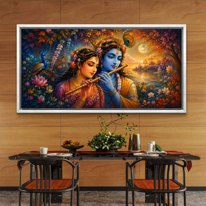 Radha Krishna Premium Canvas Painting