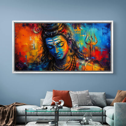 Lord Shiva Premium Canvas Painting