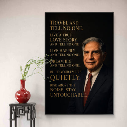 Ratan Tata Premium Canvas Painting