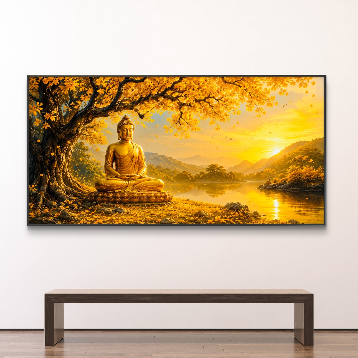 Lord Buddha Premium Canvas Painting - Buy Online | Decor By Neon