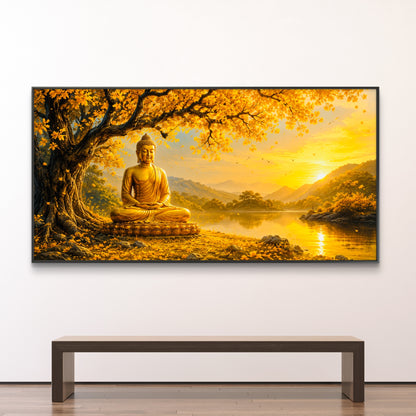 Lord Buddha Premium Canvas Painting
