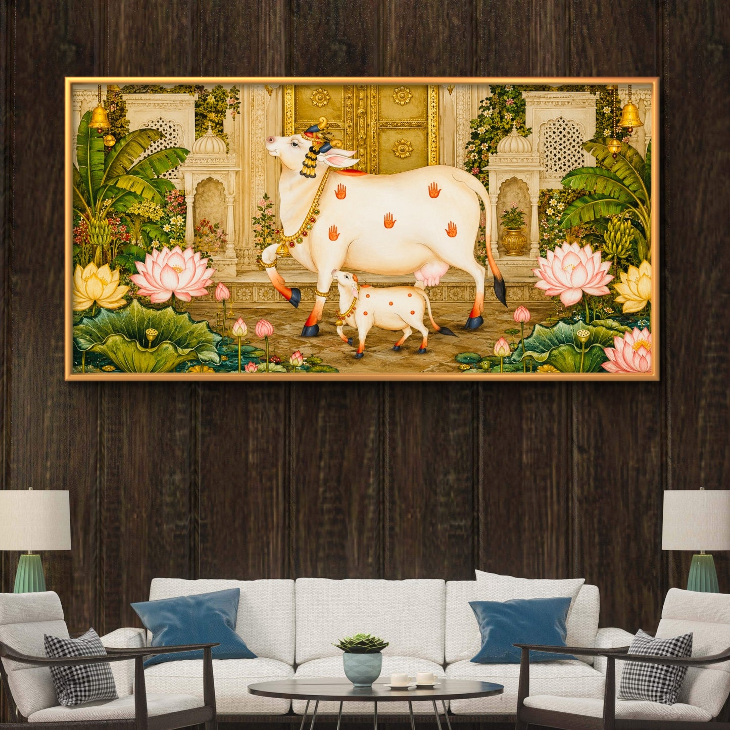 Traditional Pichwai Shrinathji Premium Canvas Painting - Buy Online | Decor By Neon