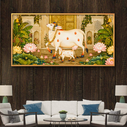 Traditional Pichwai Shrinathji Premium Canvas Painting