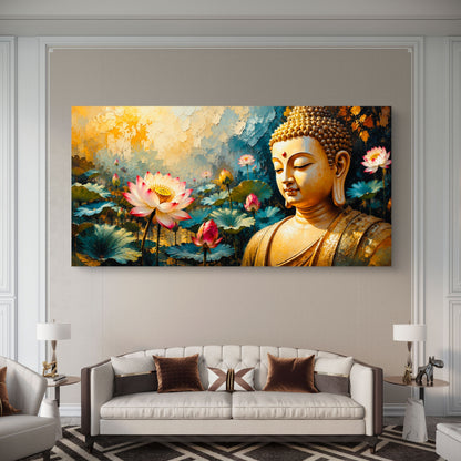 Lord Buddha Premium Canvas Painting