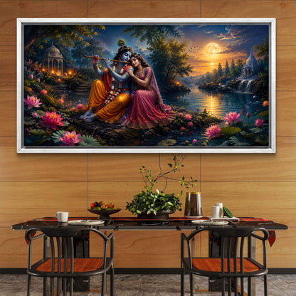 Radha Krishna Premium Canvas Painting