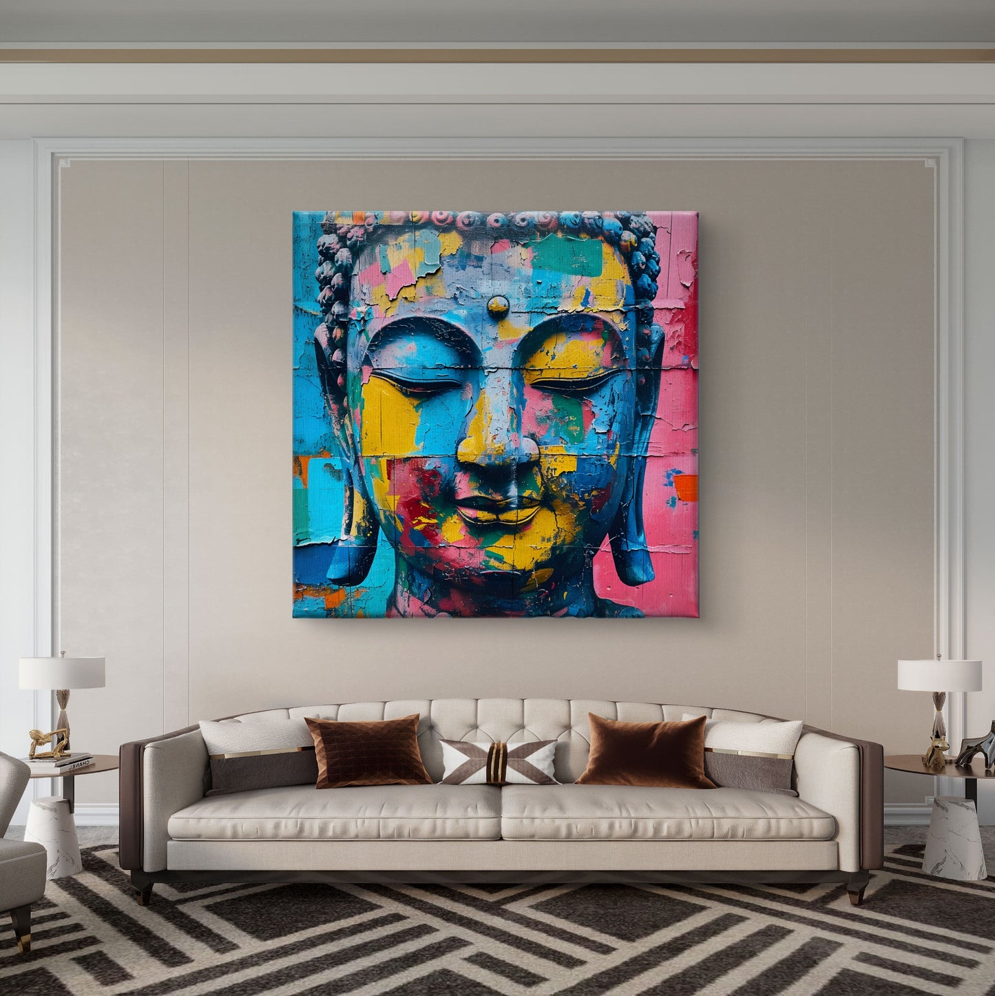 Buddha Premium Canvas Wall Painting - Buy Online | Decor By Neon