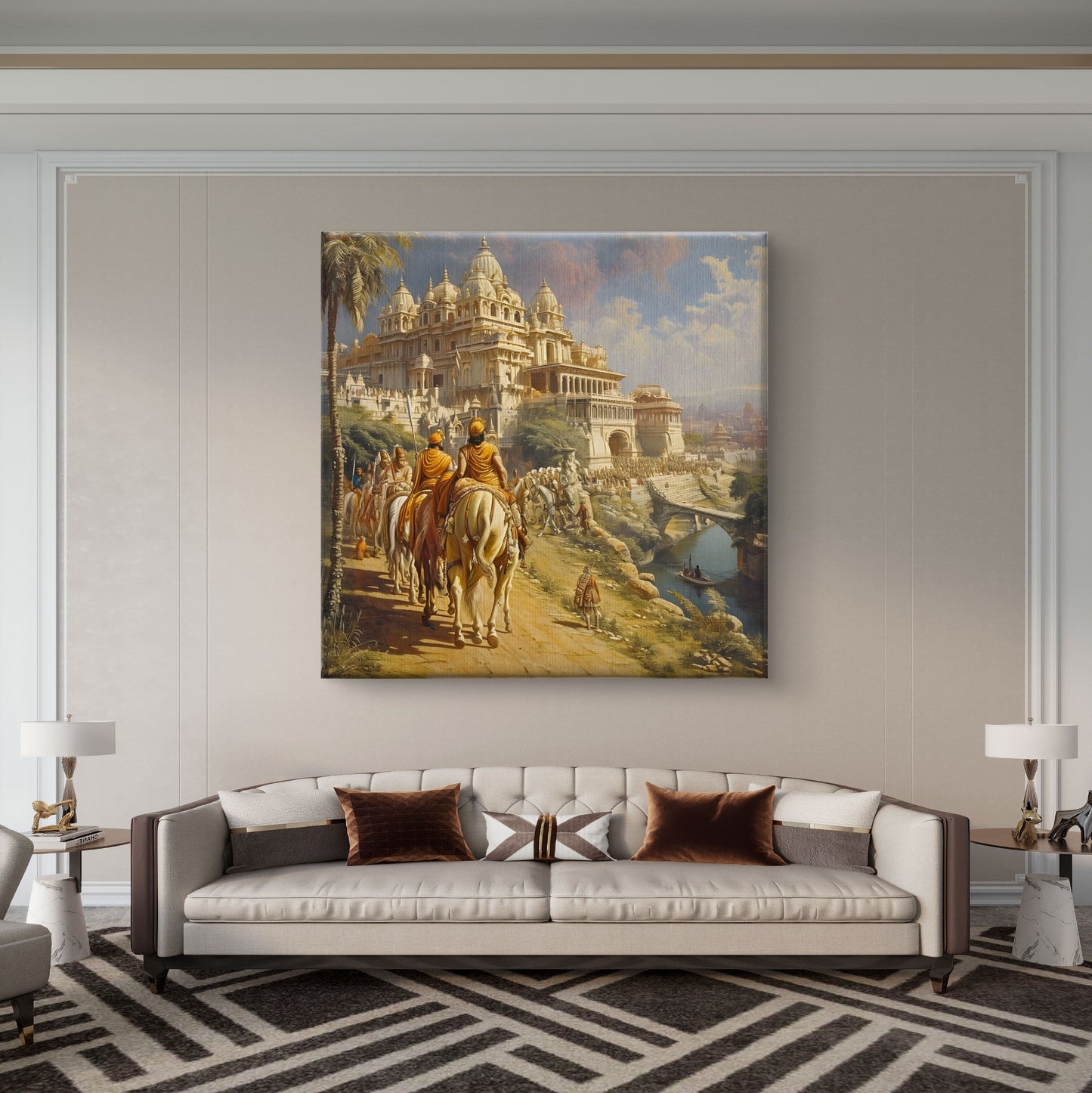 The Royal Convoy Premium Canvas Wall Painting - Buy Online | Decor By Neon