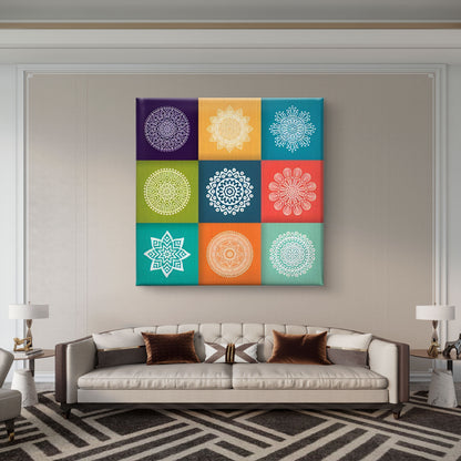 Mandala Harmony Premium Canvas Wall Painting