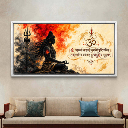 Lord Shiva Premium Canvas Painting