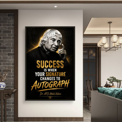 APJ Abdul Kalam Premium Canvas Painting