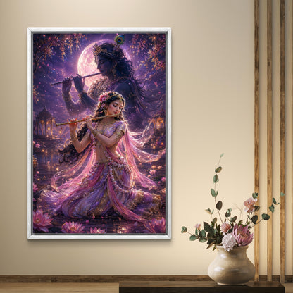 Radha Krishna Premium Canvas Painting