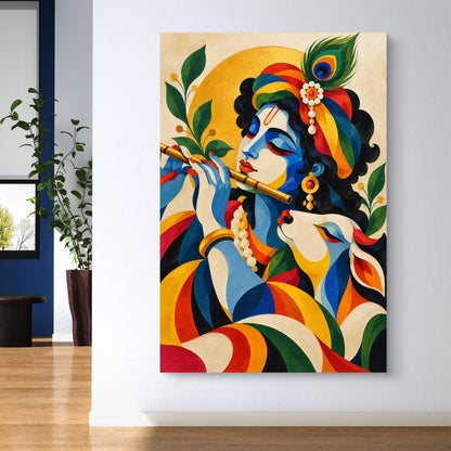 Radha Krishna Premium Canvas Painting