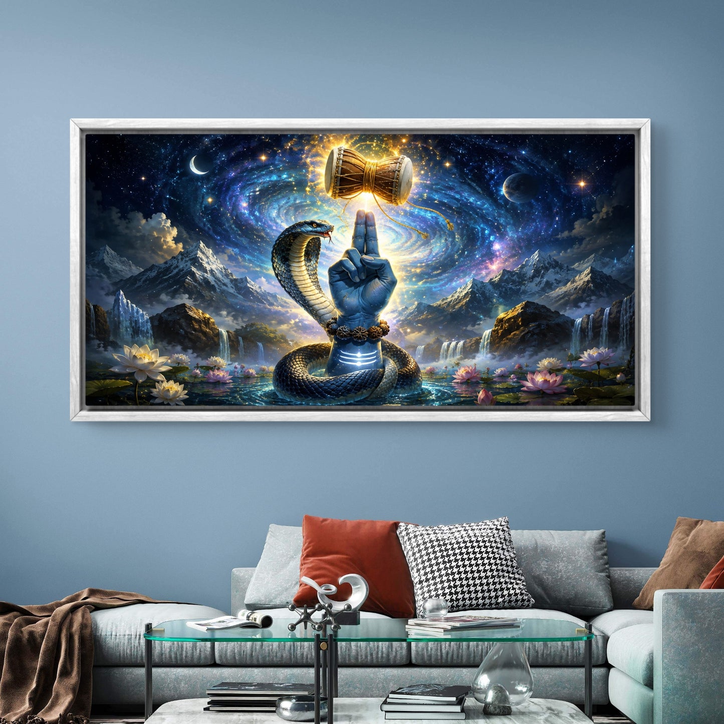 Lord Shiva Premium Canvas Painting - Buy Online | Decor By Neon