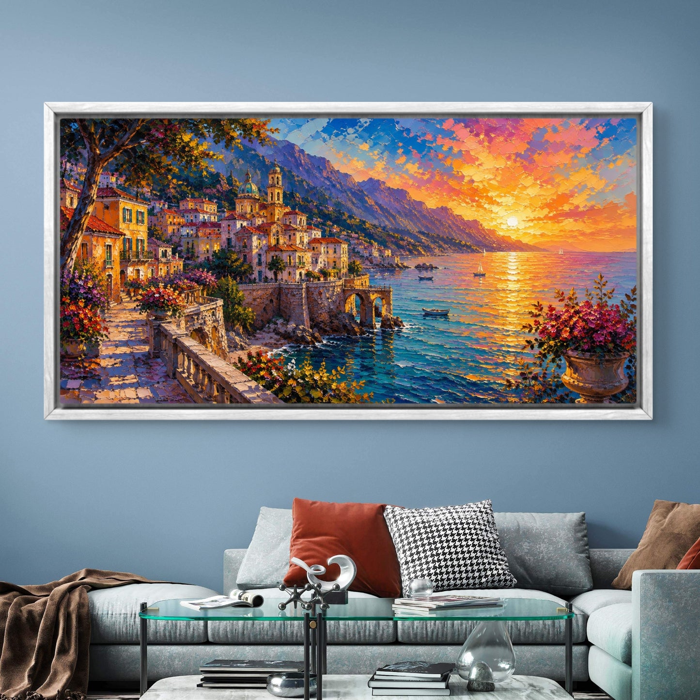 European Landscape Premium Canvas Painting - Buy Online | Decor By Neon
