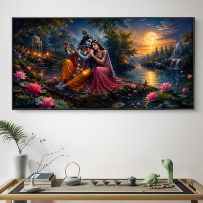 Radha Krishna Premium Canvas Painting