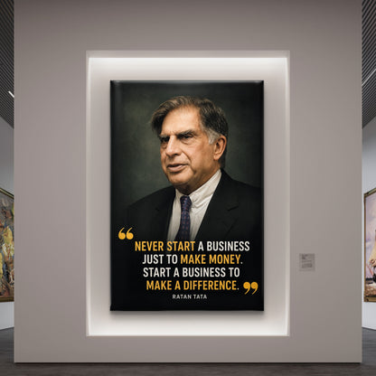 Ratan Tata Premium Canvas Painting