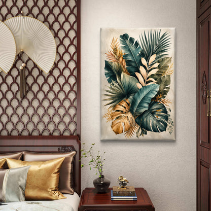 Botanical Luxury Premium Canvas Painting