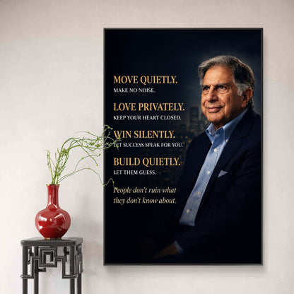 Ratan Tata Premium Canvas Painting