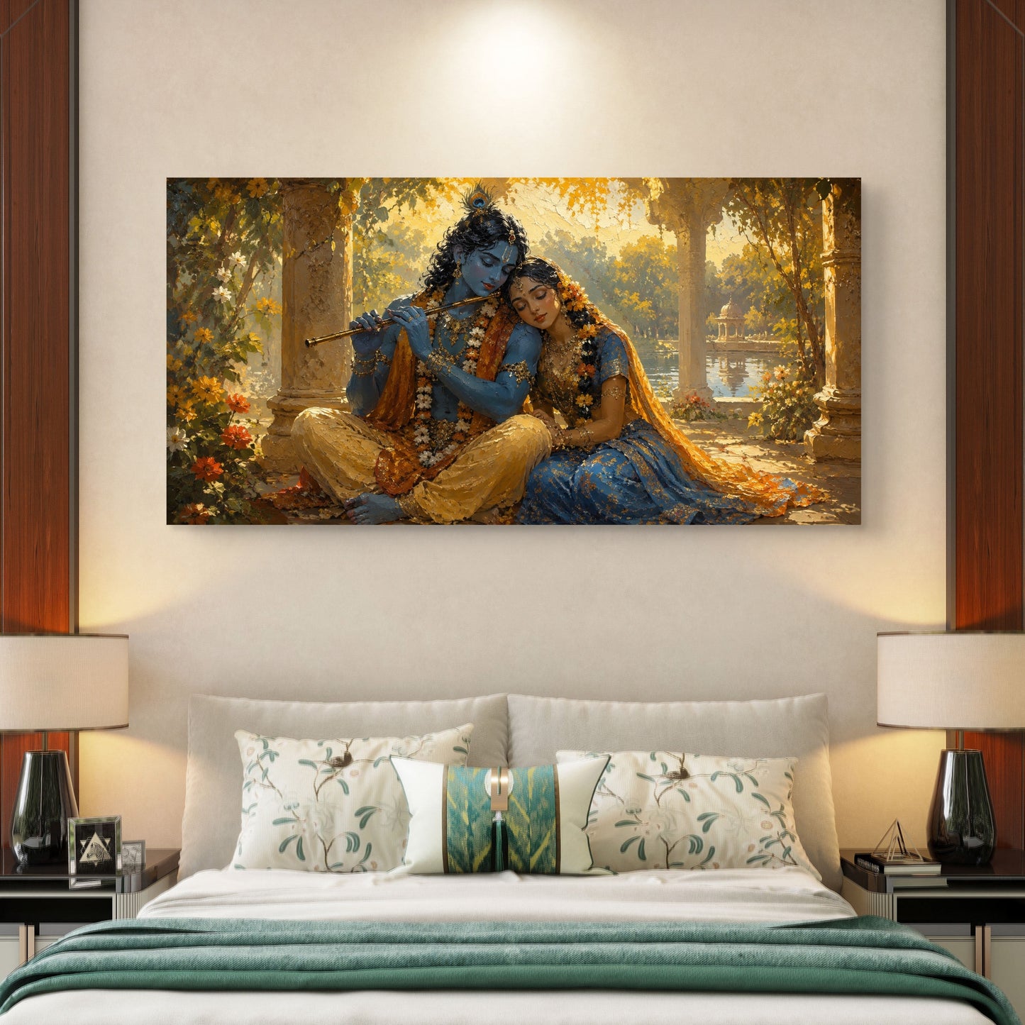 Radha Krishna Premium Canvas Painting - Buy Online | Decor By Neon
