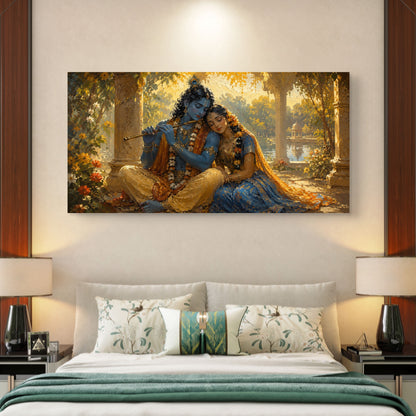 Radha Krishna Premium Canvas Painting
