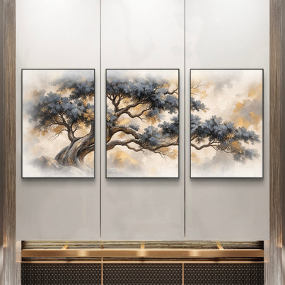 Set of 3 Abstract Art Premium Canvas Painting