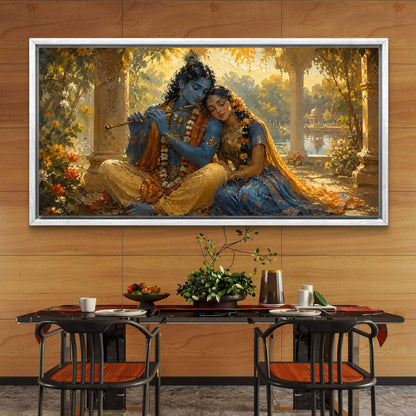 Radha Krishna Premium Canvas Painting