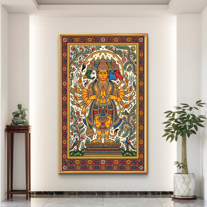 Lord Hanuman Premium Canvas Painting