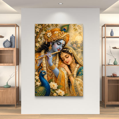 Radha Krishna Premium Canvas Painting