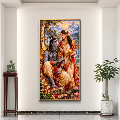 Lord Shiva Premium Canvas Painting