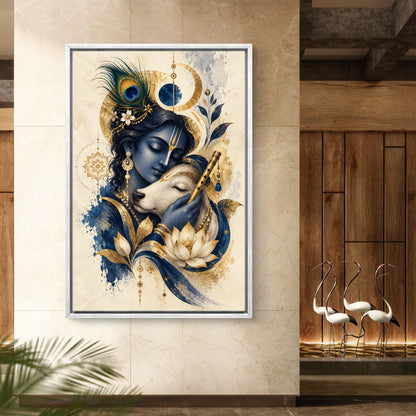 Radha Krishna Premium Canvas Painting