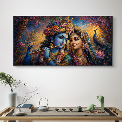 Radha Krishna Premium Canvas Painting