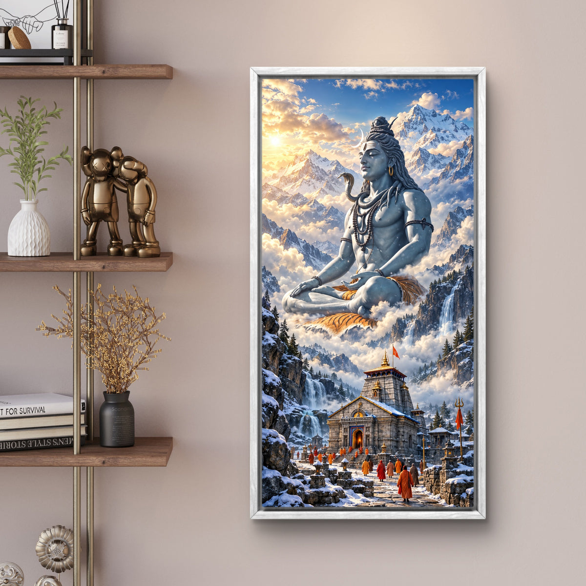 Lord Shiva Premium Canvas Painting - Buy Online | Decor By Neon