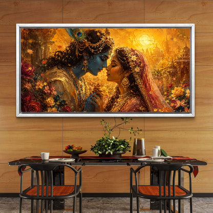Radha Krishna Premium Canvas Painting