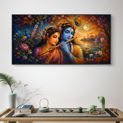 Radha Krishna Premium Canvas Painting
