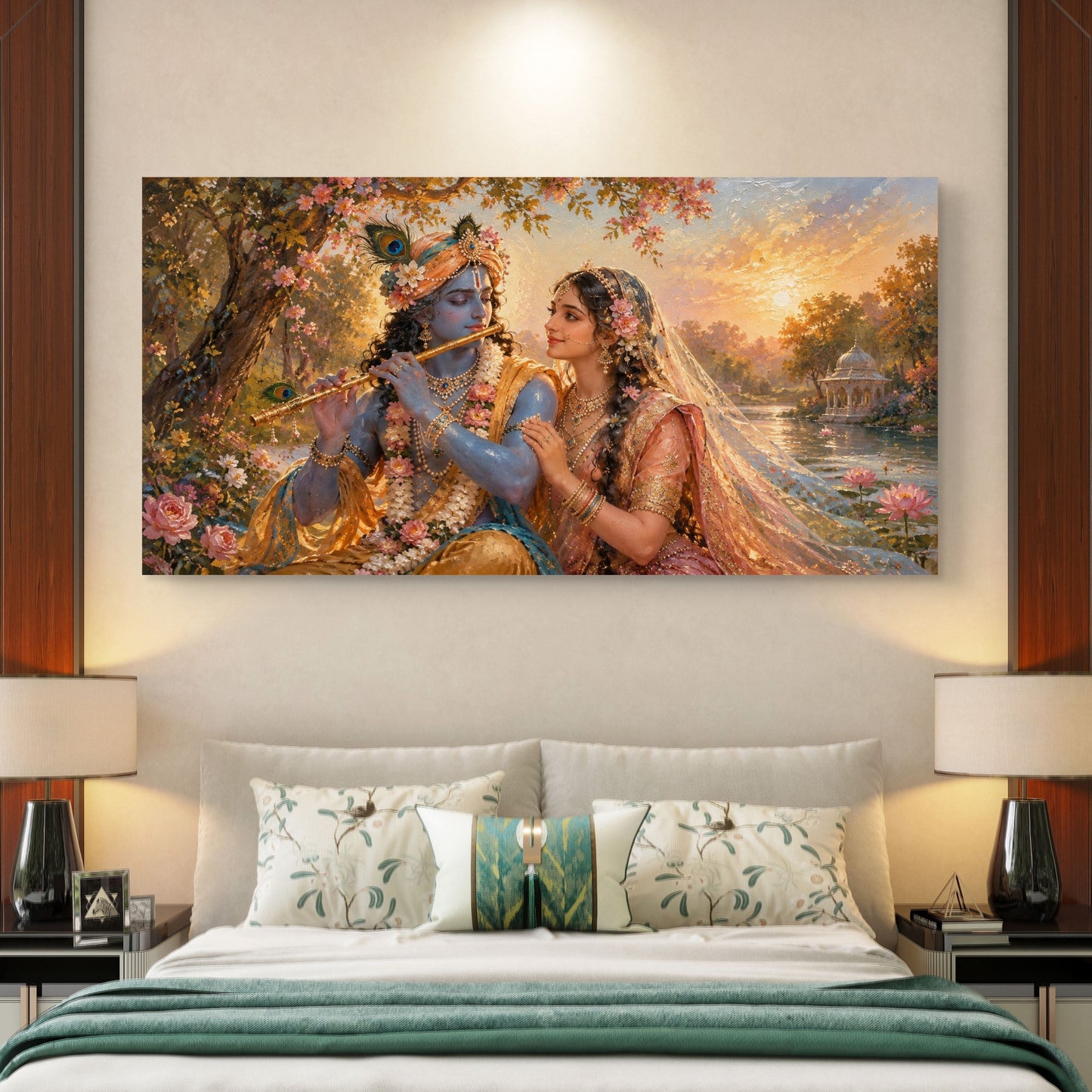 Radha Krishna Premium Canvas Painting - Buy Online | Decor By Neon