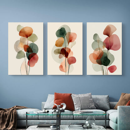 Set of 3 Abstract Art Premium Canvas Painting