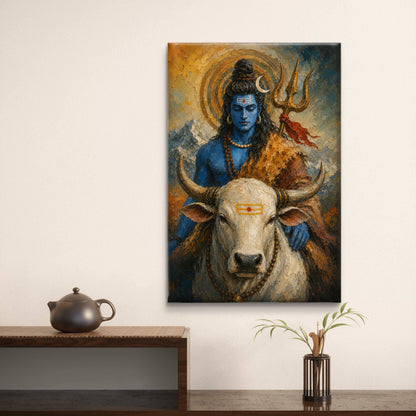 Lord Shiva Premium Canvas Painting